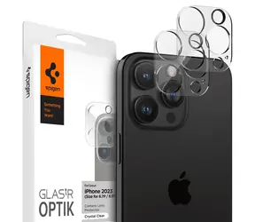Spigen Glass tR Optik 2 Pack ochranné sklo na fotoaparát pro Apple iPhone 14 Pro