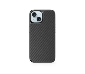 Epico Hybrid Carbon Magnetic Ochranné pouzdro s MagSafe pro Apple iPhone 15 černá