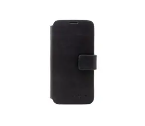FIXED ProFit Kožené pouzdro typu kniha pro Apple iPhone 15 Pro černá