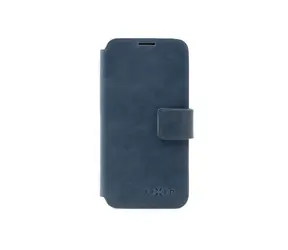 FIXED ProFit Kožené pouzdro typu kniha pro Apple iPhone 15 Pro modrá