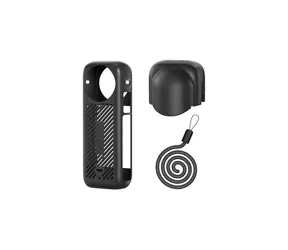 Insta360 X4 / Silikonový chránič a chránič objektivu (černý)