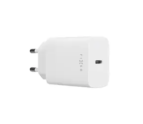 FIXED Síťová nabíječka 30W s USB-C výstupem a podporou PD bílá