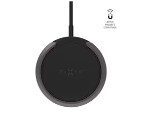 FIXED MagPad Bezdrátová nabíječka s podporou uchycení MagSafe a stojánkem 15W černá