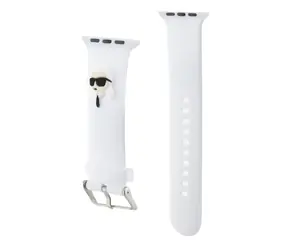 Karl Lagerfeld Karl Head NFT Řemínek pro Apple Watch 42/44/45/49 bílá