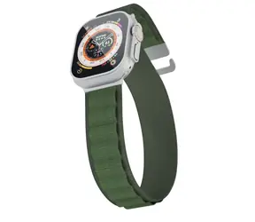 Epico Alpine Nylonový řemínek pro Apple Watch 42/44/45/49mm zelená