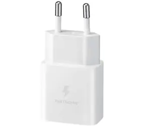 SAMSUNG EP-T2510 25W adaptér bílá / USB-C nabíječka / rychlé nabíjení / bez kabelu  