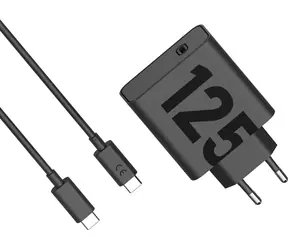 Motorola TurboPower 125W USB-C černá / Nabíječka do sítě / 1m / 6.5 A 