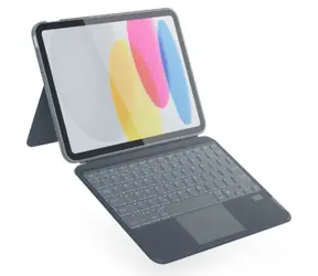 Epico Ochranný kryt s QWERTY klávesnicí pro Apple iPad 10.2" šedá