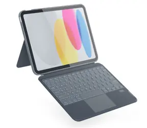 Epico Ochranný kryt s CZ klávesnicí pro Apple iPad 10.9" (2022) šedá