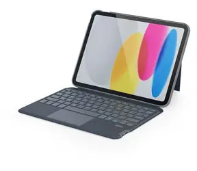 Epico Ochranný kryt s QWERTY klávesnicí pro Apple iPad 10.9" (2022) šedá
