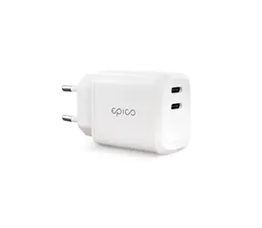 Epico Duální USB-C nabíječka 45W bílá / 2x USB-C