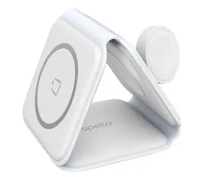 Epico Skládací bezdrátová Magsafe nabíječka Spello 3v1 bílá