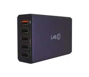 LAB.C X5 Pro nabíjecí adaptér modrá / 5xUSB / 20W / smart IC 