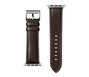 LAUT Oxford kožený řemínek pro Apple Watch 42 & 44 mm tmavě hnědá