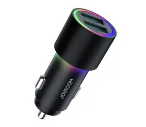 Joyroom JR-CL10 černá / Nabíječka do auta / 2x USB / 4.8A 
