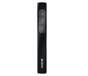 A4tech LP15 černá / bezdrátový prezentér s laserem / ukazovátko / 2.4 GHz