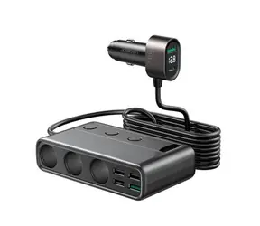 Joyroom JR-CL06 Multi-Port černá / Nabíječka do auta multi-port / 5xUSB-A / USB-C / 154W 