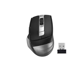A4tech FSTYLER FB35CS šedá / Bezdrátová kancelářská optická myš / 2000 DPI / 2.4GHz / 6tl. + kolečko / Nano USB