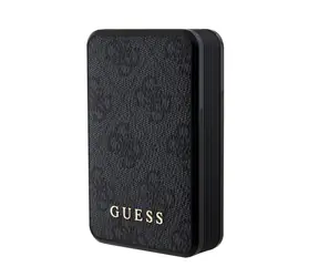 GUESS PU 4G Leather Powerbanka 10000mAh černá 