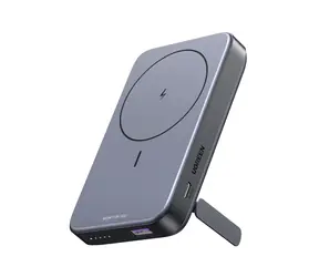 UGREEN Magnetic Wireless šedá / bezdrátová powerbanka / 10000mAh / 20W / Qi / USB-C / USB-A