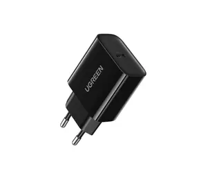 UGREEN Nabiječka černá / USB-C / 20W