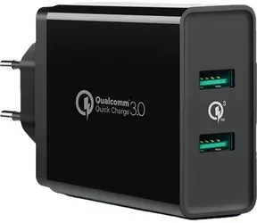 UGREEN CD161 Nabíječka černá / 2x USB-A / 36W / QC3.0