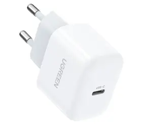 UGREEN CD241 Mini nabiječka bílá / 1x USB-C / 20W 