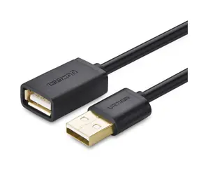 UGREEN Prodlužovací kabel USB-A (M) - USB-A (F) 2m černá