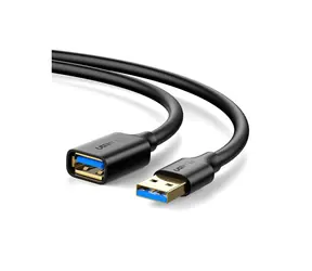 UGREEN Prodlužovací kabel USB-A 3.0 (M) - USB-A 3.0 (F) 1m černá