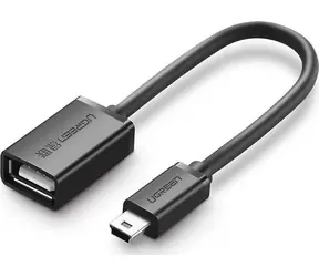 UGREEN US249 Adaptér Mini USB (M) - USB-A (F)  0.15m černá