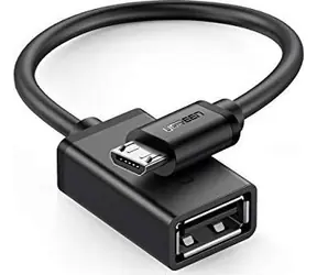 UGREEN US133 Adaptér Micro USB (M) - USB-A (F) 0.15m černá