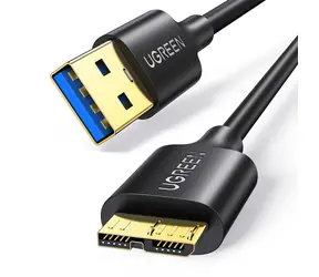 UGREEN Kabel USB-A 3.0 (M) - Micro USB 3.0 (M) 0.5m černá