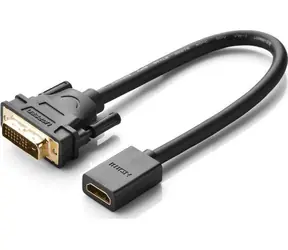 UGREEN Adaptér DVI (M) - HDMI (F) 0.15m černá