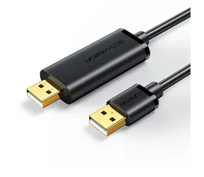 UGREEN  Data Link kabel USB-A 2.0 (M) - USB-A (M) 2m černá