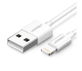 UGREEN Kabel USB-A (M) - Lightning (M) 2m bílá