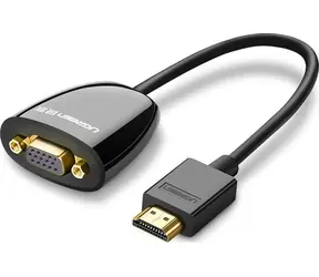 UGREEN Kabel HDMI (M) - VGA (F) černá
