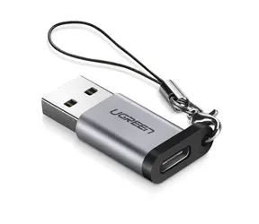 UGREEN Adaptér USB-A 3.0 (M) - USB-C (F) šedá