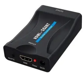 PremiumCord převodník HDMI na SCART 1080P s napájecím zdrojem 230V