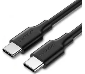 UGREEN Kabel USB-C (M) - USB-C (M) 1m černá / Power Delivery 60W