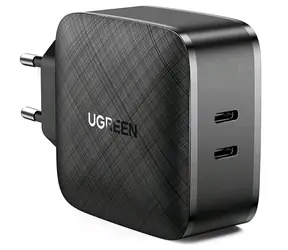 UGREEN CD216 Nabíječka černá / 2x USB-C / 66W