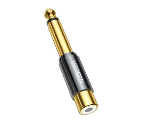 UGREEN 80731 Adaptér 6.35mm Jack (M) - 3.5mm Jack (F) šedá