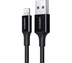 UGREEN 80822 Kabel USB-A 2.0 (M) - Lightning (M) 1m černá