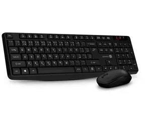 CONNECT IT OfficeBase Wireless Combo černá / Set bezdrátová klávesnice + myš / CZ layout / 1000DPI
