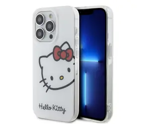Hello Kitty IML Head Logo Zadní Kryt pro Apple iPhone 13 Pro bílá 