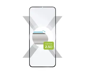 FIXED Full-Cover Ochranné tvrzené sklo pro Honor X6a černá / lepení přes celý displej 