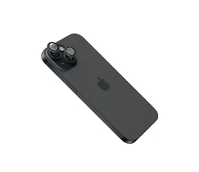 FIXED Camera Glass Ochranná skla čoček fotoaparátů pro Apple iPhone 15/15 Plus Space Grey