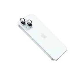 FIXED Camera Glass Ochranná skla čoček fotoaparátů pro Apple iPhone 15/15 Plus stříbrná