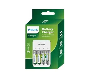 Philips SCB4013NB/00 / USB nabíječka AAA baterií / 4x AAA