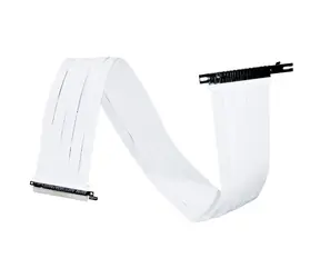 Lian Li PW-PCIV-4-90W bílá / PCIe 4.0 Riser kabel 90 cm