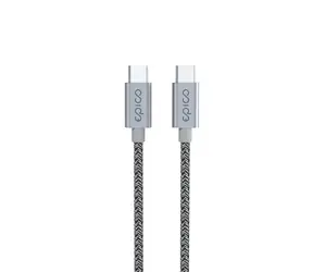 Epico Datový kabel USB-C 60W 1.2m šedá / 2x USB-C(M)